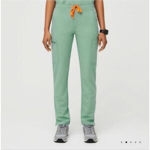 Figs Yola Skinny Scrub Pants- Womens- Size XS- Mint Green